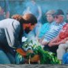 Chris Toban, Darug man at Darug Blacktown Smoking Ceremony, 2010